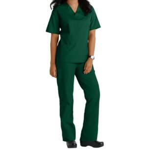 Wholesale Custom Medical Scrub Set Unisex High Quality Logo Printing Spandex Twill Fabric Quick Dry Breathable Uniforms Hospital