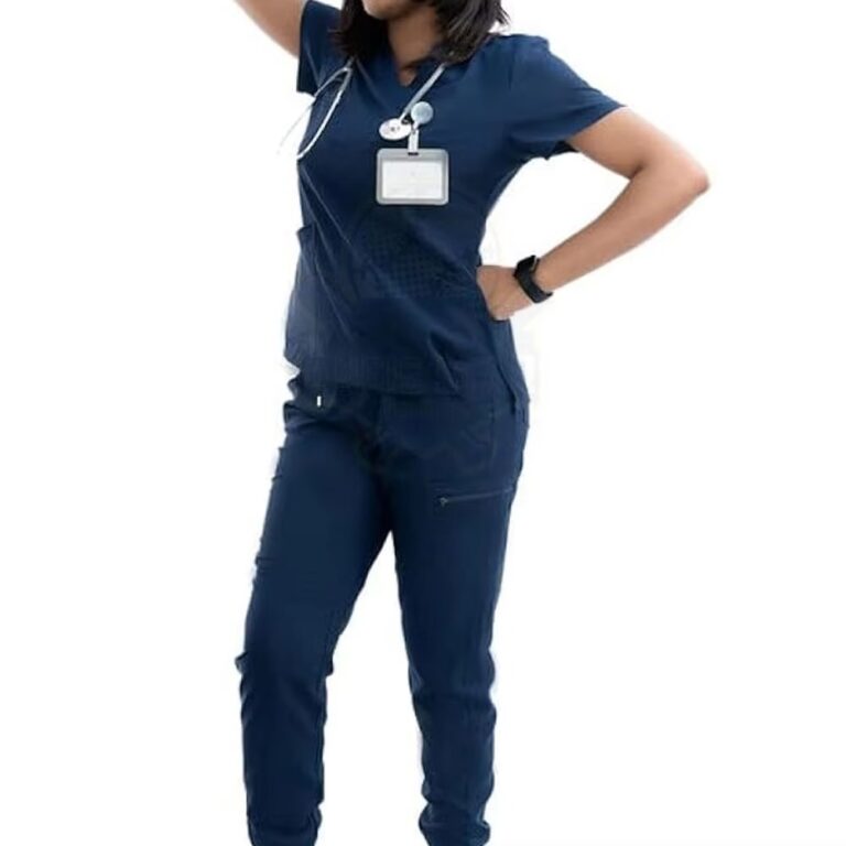 Medical Scrub Uniform Cotton Quick Dry Breathable Durable Material Outdoor Use