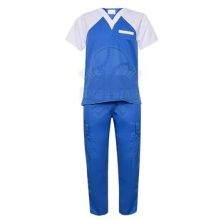 Fashion Men Stretch Hospital Scrubs Uniform Sets Unisex Pharmacy Staff Scrubs Tops Uniform Sets